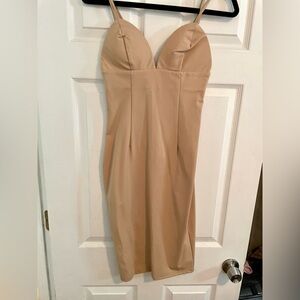 Nude/beige Tiger Mist dress size small